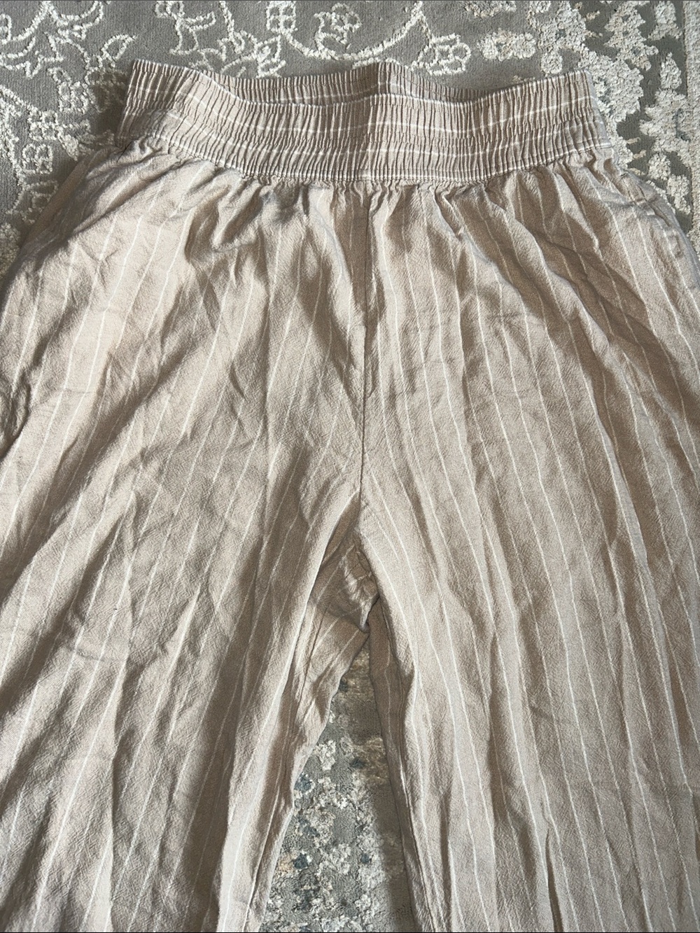 Wide leg linen pants - Picture 2 of 4